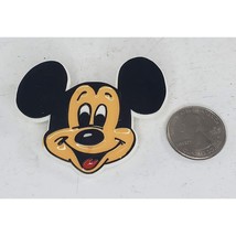 Vintage Disney Mickey Mouse Head Plastic Pin 2&quot; - £6.33 GBP