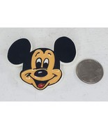 Vintage Disney Mickey Mouse Head Plastic Pin 2&quot; - £6.28 GBP