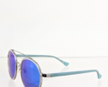 Brand New Authentic Calvin Klein Eyeglasses CK 1225 424 Silver/Blue Frame - $98.99