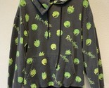 Rick &amp; Morty Green Faces Hoodie Men Small Hoody Sweatshirt VG Used Front... - £13.00 GBP