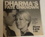 Dharma And Greg Tv Guide Print Ad Jenna Elfman Tpa15 - £4.74 GBP