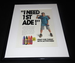 1994 1st Ade Thirst Quencher 11x14 Framed ORIGINAL Vintage Advertisement  - $34.64