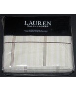 Ralph Lauren ALLIE STRIPE Cream Flax Embroidered Hems Cal King Sheet Set... - $2,314.99 MXN