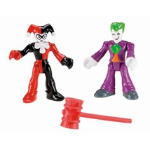 Fisher- Imaginext DC Super Friends, Joker &amp; Harley Quinn - £29.48 GBP