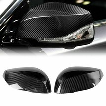 Fit 2014-2021 INFINITI Q50 Real Carbon Fiber Side View Mirror Cover Caps... - $87.00