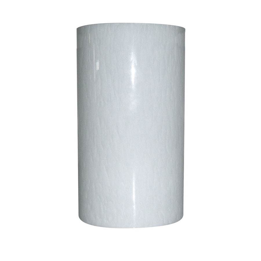 Portfolio 7.5-in x 4.12-in Cylinder White Snowflake Pendant Light Shade with 2-1 - $25.98