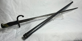 1879 Antique French Gras Bayonet Sword w/ Scabbard Military Army Weapon ... - $179.95
