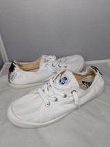 Roxy Bayshore Sneaker white Womens Size 8 shoes Colors Stitch Casual Fai... - £31.35 GBP