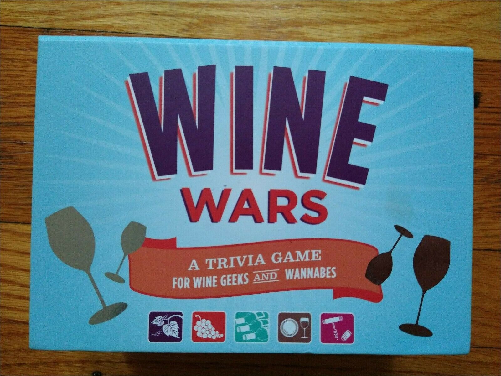 Wine Wars Board Game A Trivia Game for Wine Geeks and Wannabes by Joyce Lock - $10.88