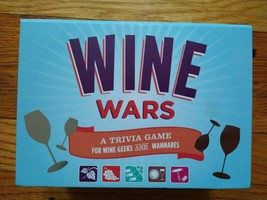 Wine Wars Board Game A Trivia Game for Wine Geeks and Wannabes by Joyce ... - $10.88