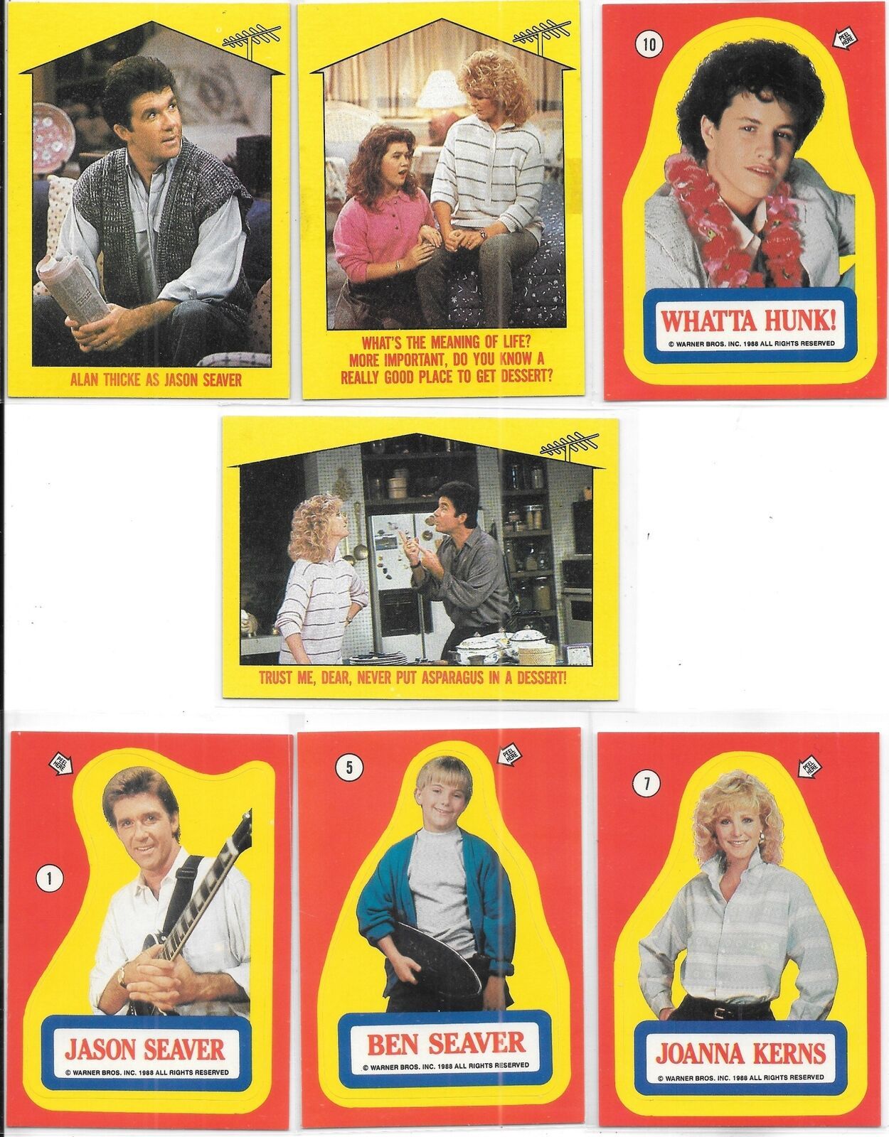 Primary image for Growing Pains TV Series Trading Cards & Stickers Topps 1986 YOU CHOOSE YOUR CARD
