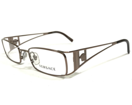 Versace Eyeglasses Frames MOD.1111 1013 Polished Brown Medusa Logos 49-1... - $149.38