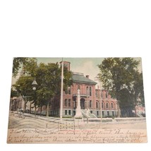 Postcard County Buildings Auburn Maine Posted 1907 - £6.25 GBP