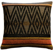 Kilim Country 19x19 Tapestry Throw Pillow, with Polyfill Insert - £63.76 GBP