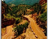 Drive to Cave of the Winds Manitou Springs CO UNP Unused Chrome Postcard K2 - $2.92