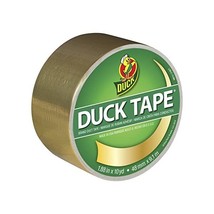 Duck Brand 280748 Metallic Colored Duct Tape, Gold, 1.88-Inch by 10 Yards, Singl - £11.87 GBP