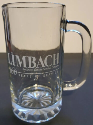 Clear Glass Stein Beer Mug Limbach Promo 16oz 1 Count - $15.51