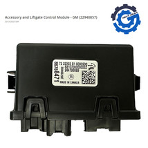 New OEM GM Accessory Liftgate Module For 2015-23 Chevy Tahoe GMC Yukon 22940857 - £44.83 GBP