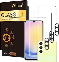 3 Pack Glass Screen Protector for Galaxy A25 5G 6.5 inch 3 Pack Camera L... - $14.25