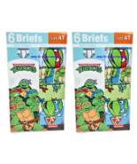 12 Brief 4T TMNT Boys Cotton Briefs Teenage Mutant NINJA TURTLES underwe... - $277.27 MXN