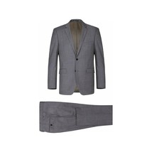 Men Renoir Suit Separate Super 140 Wool Two Button Classic Fit 508-3 Mid Gray image 2