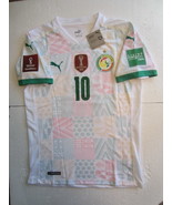 Sadio Mane Senegal 2022 World Cup Qualifiers Match Home Soccer Jersey 20... - £80.12 GBP