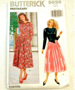 Vintage Butterick #5050 Women&#39;s Dress Sewing Pattern - £3.88 GBP
