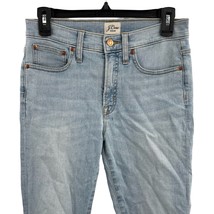 J Crew 9” High Rise Toothpick Jean Light Blue Size 28 - £37.77 GBP