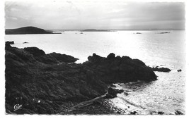 RPPC France 1958 St Lunaire Vers le Cap Frehel Twilight Vintage CAP Postc - £3.91 GBP