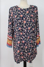 J Jill L Wearever Collection Floral Jersey Tunic Top - $29.45
