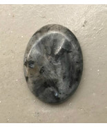 Black Labradorite Cabochon, 40x30mm shimmer colors, 30x40mm stone cab, L... - $8.00