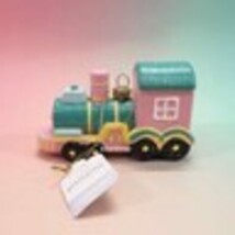 Wondershop Train Christmas Tree Ornament Mint/Pink/Yellow image 12