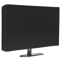 Computer Monitor Dust Cover, Black Full Body Cover For Computer Screen Anti-Stat - £15.74 GBP
