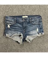 Abercrombie &amp; Fitch Shorts Womens 8 W29 Denim Cut off Boyfriend Cotton B... - $23.66 CAD
