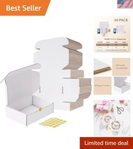 Set of 50 Eco-Friendly 7x5x2 Shipping Boxes - Corrugated Cardboard Solution - $45.00