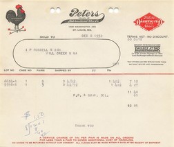 St Louis ~ Peters Internationl Shoe-Weatherbird Gallo Tempo Vane ~1922 B... - £7.86 GBP