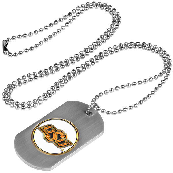 Primary image for Oklahoma State Cowboys Dog Tag Necklace with a embedded collegiate medallion