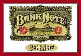 Bank Note Cigars - A Certified Smoke - Art Print - £17.57 GBP+