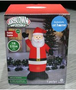 Gemmy 7ft SANTA CLAUS CHRISTMAS HOLIDAY Airblown Inflatable Lighted NEW - £78.68 GBP