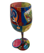 Lolita Wine Glass Birthday 40 is the 30 Hand Painted in Gift Box - £10.19 GBP