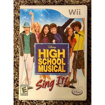 High School Musical: Sing It! (Wii). - £4.80 GBP