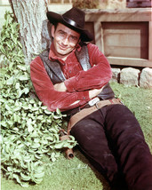 James Drury The Virginian western TV series relaxing back under tree 8x10 photo - £8.57 GBP