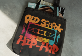 Old-School Hip-Hop Tote Bag - Carry Your Love for Hip-Hop in Style! - £20.65 GBP