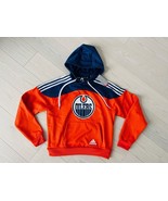 Adidas HZ5996 NHL Edmonton Oilers Adidas Pullover Hoodie Orange/Blue ( M ) - £85.61 GBP