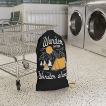 Customizable Laundry Bag with Woven Strap and Wander Often Design - £25.12 GBP+