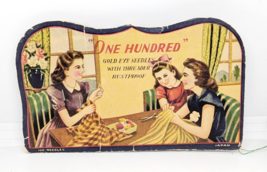 &quot;One Hundred&quot; Gold Eye With Threader Rustproof Japan Made Used Needles Pack - $5.93
