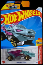 Hot Wheels Teal Dragon Blaster (Dragon Car), Pale Green - £22.00 GBP