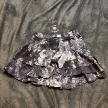 Dolls Kill Dark In Love Goth, Emo, Punk Rock Pins Tie Dye Mini Skirt S - $40.00