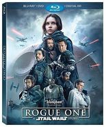 STAR WARS Rogue One Blu Ray DVD Combo Erso rebellion Like New - £9.56 GBP
