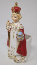 Vintage RELPO Religious Catholic Planter Infant Jesus of Prague Japan Christian - £19.70 GBP